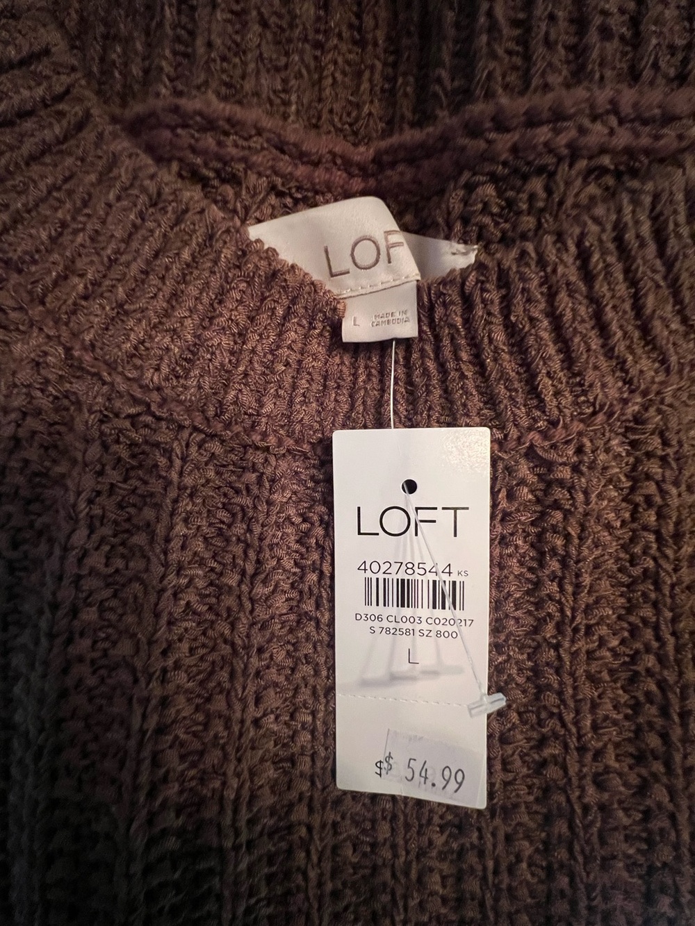 LOFT Ribbed Relaxed Sweater - Picture 6 of 9